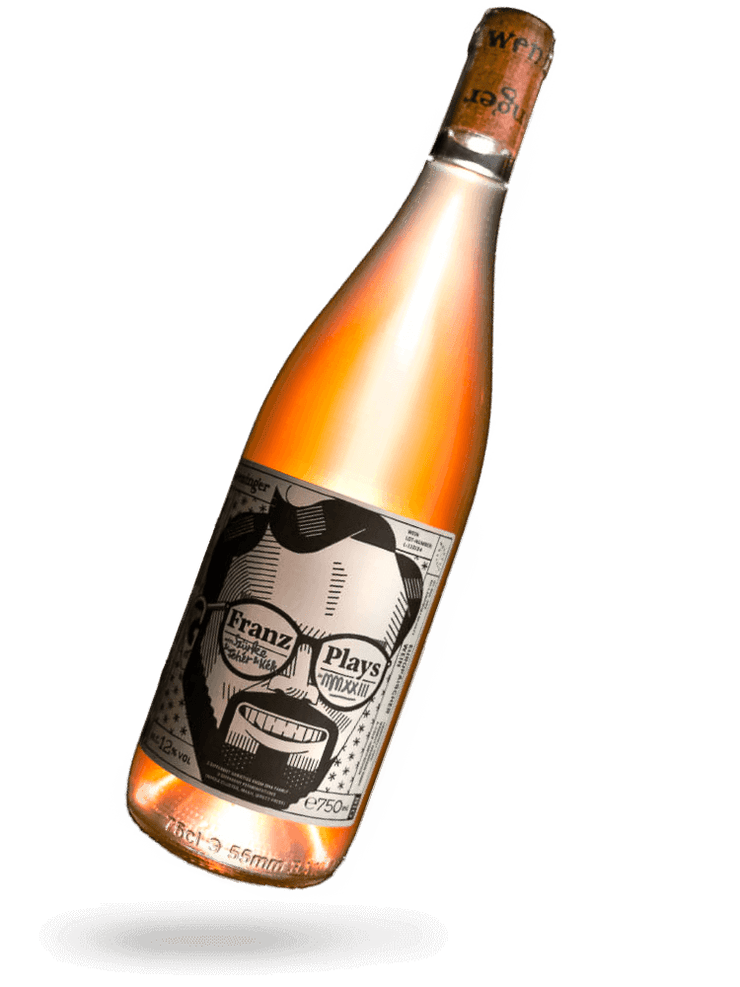 Franz plays with szürke,feher kek Naturwein von Weingut Weninger