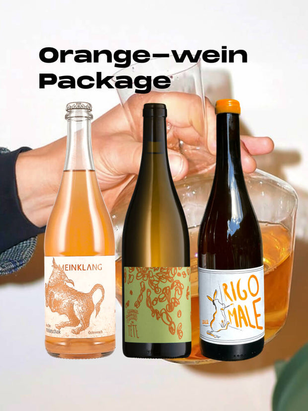 Orange-wein Naturwein Package
