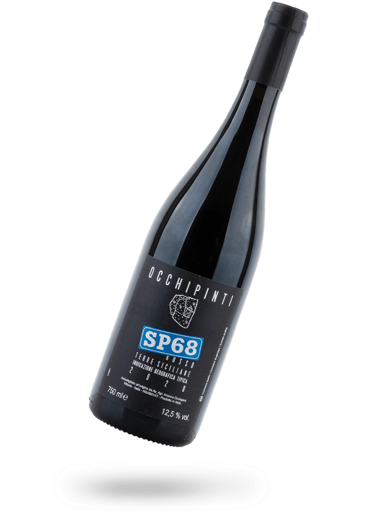 SP68 ROSSO 2023, natural wine from Occhipinti Drops