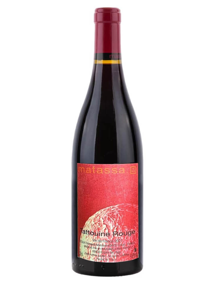 TATTOUINE ROUGE 2022, Natural wine - Matassa | Drops